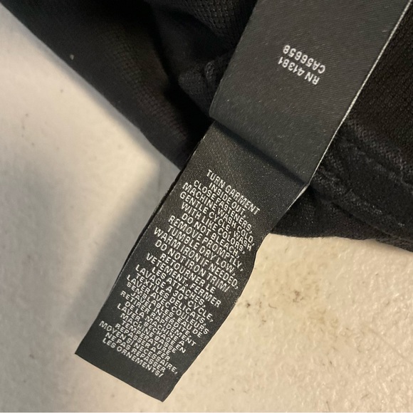 Ralph Lauren Black Label Button Front Chest Pockets Long Sleeve Shirt Black - Picture 13 of 14